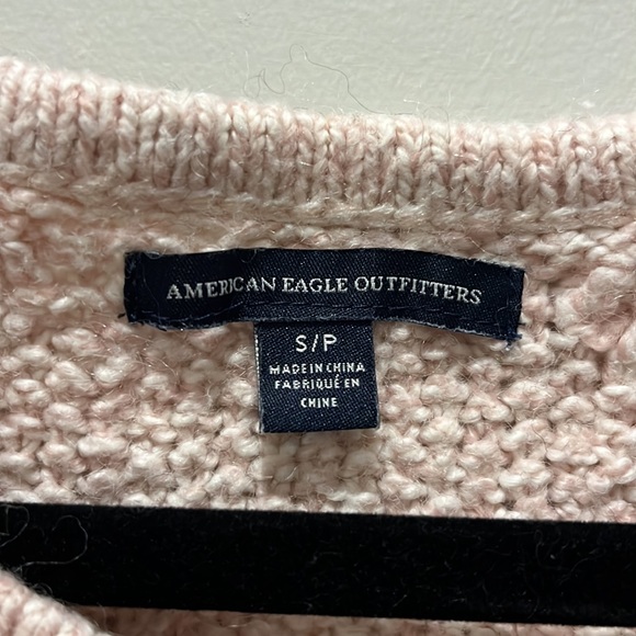 American Eagle Knit Sweater, Size S, Light Pink, EUC - Picture 3 of 4
